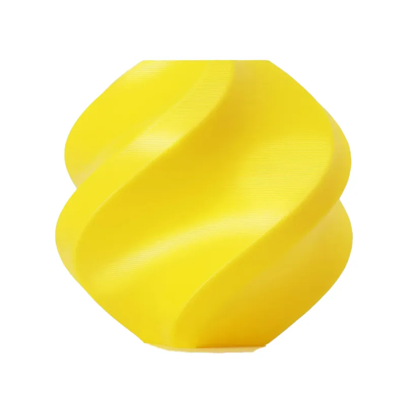Bambu Lab TPU AMS 1.75mm Filament - Yellow Reusable Spool - Image 2