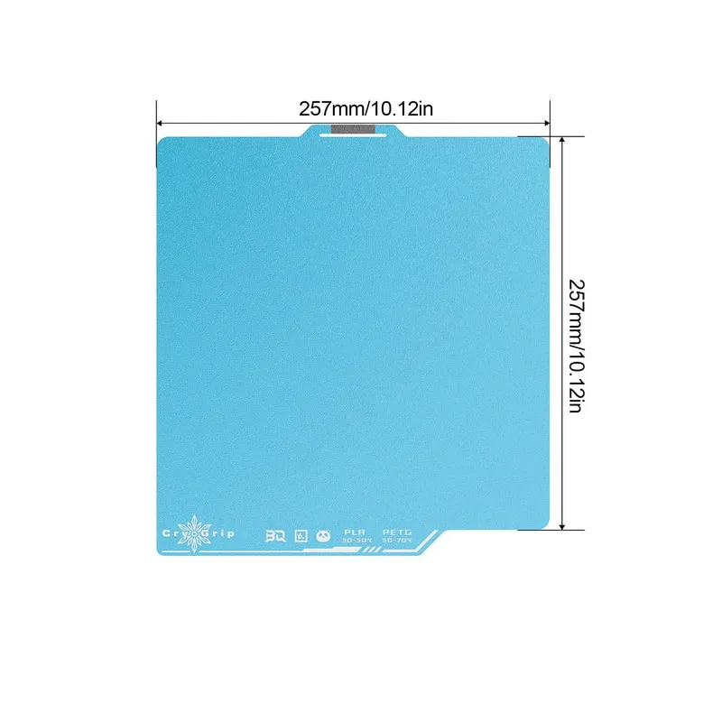 BIQU CryoGrip Frostbite Build Plate (257x257mm) - Image 2