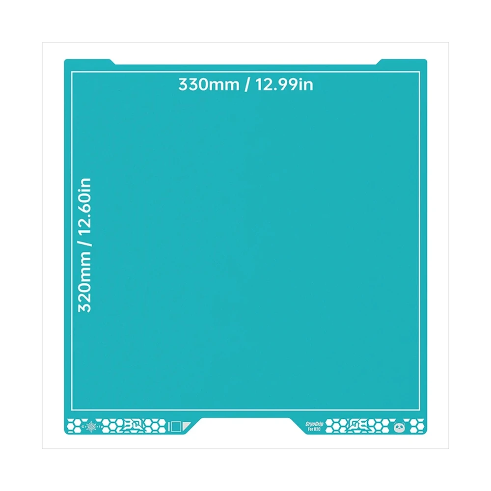 BIQU H2C CryoGrip Glacier Build Plate - Fine Texture - Image 3