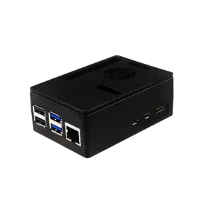 Black ABS Case for Raspberry Pi 5B w/ 3.5inch Touch Screen Support