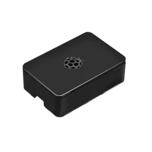 Black ABS Case with Logo for Raspberry Pi 5B