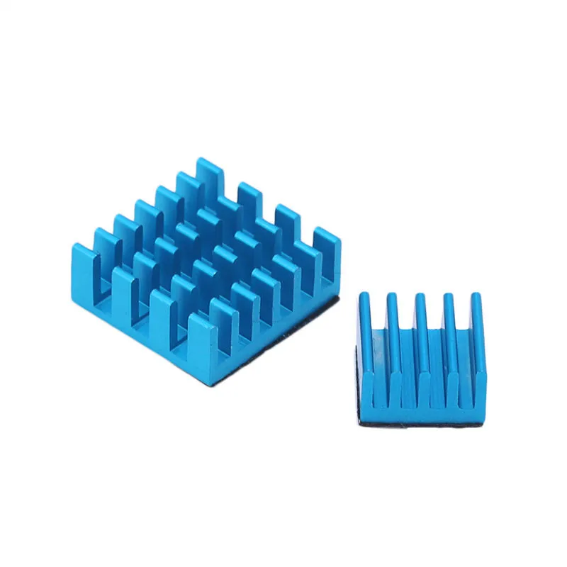 Blue Aluminum Heatsink Set for Raspberry Pi - Image 3