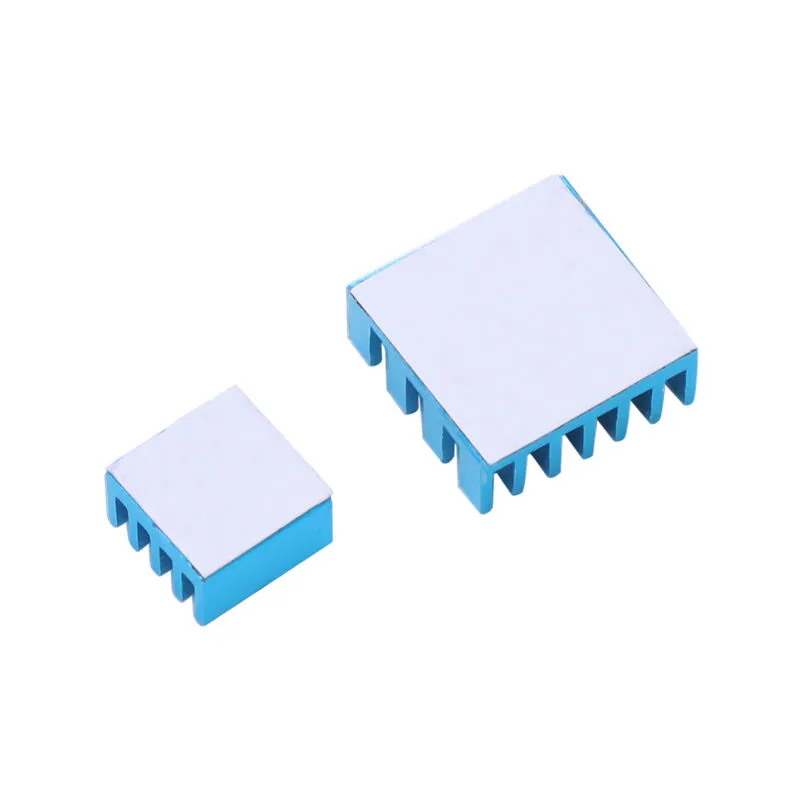 Blue Aluminum Heatsink Set for Raspberry Pi - Image 4