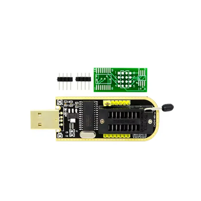 CH341A/B USB Programmer Module for 24/25 Series + SOIC8 Clip - Image 3