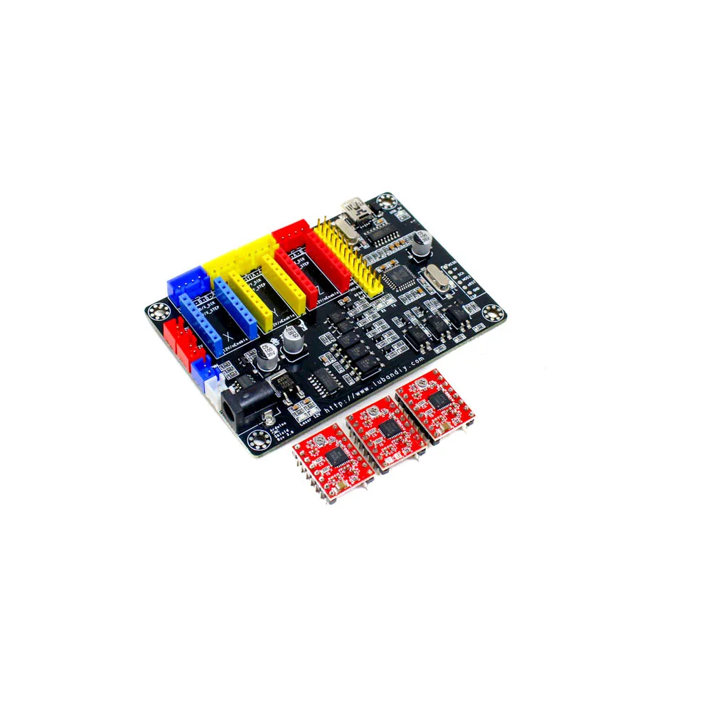 CNC 3-Axis Stepper Motor Driver & Laser Controller Board - Image 2