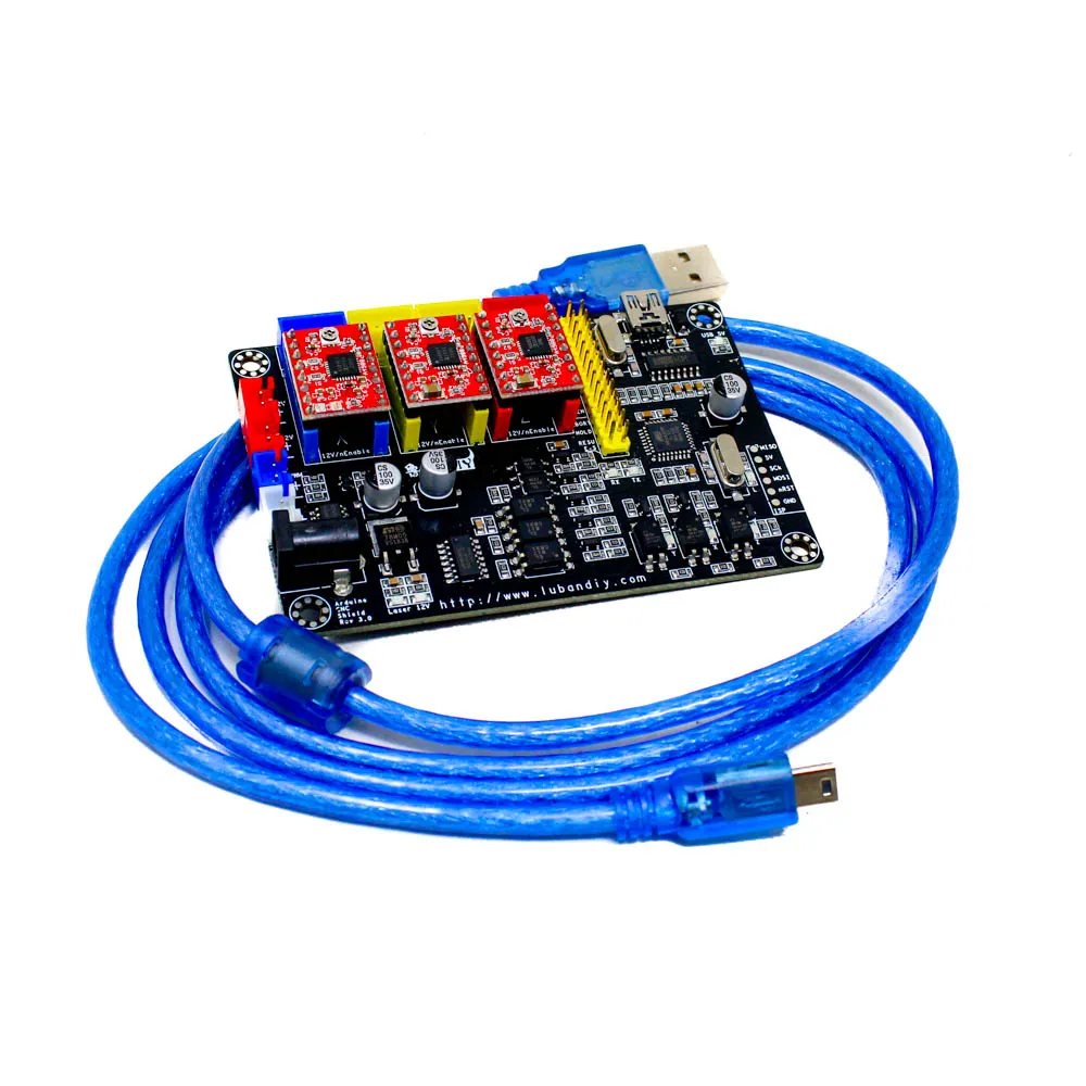 CNC 3-Axis Stepper Motor Driver & Laser Controller Board - Image 5