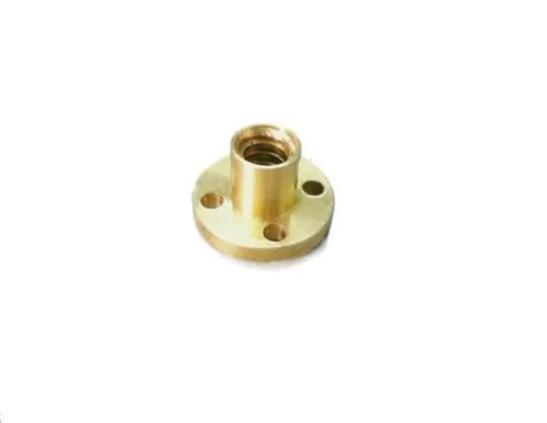 CNC Brass Lead Nut for 12mm Trapezoidal Lead Screws - Image 2