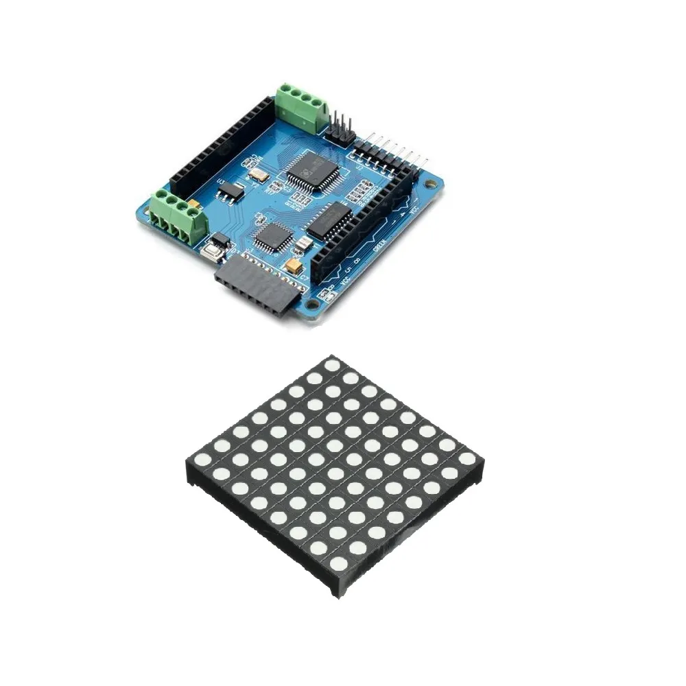 Colorduino LED RGB Driver Board w/ 5mm 8x8 Matrix for Arduino - Image 4