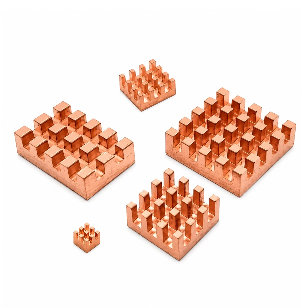 Copper Heat Sink Set for Raspberry Pi 5