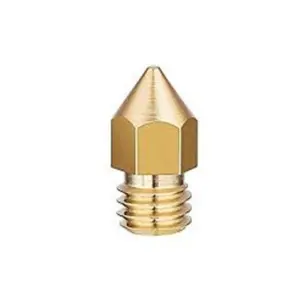 Creality -0.4mm MK8 Brass Nozzle for a wide variety of 3D Printers.