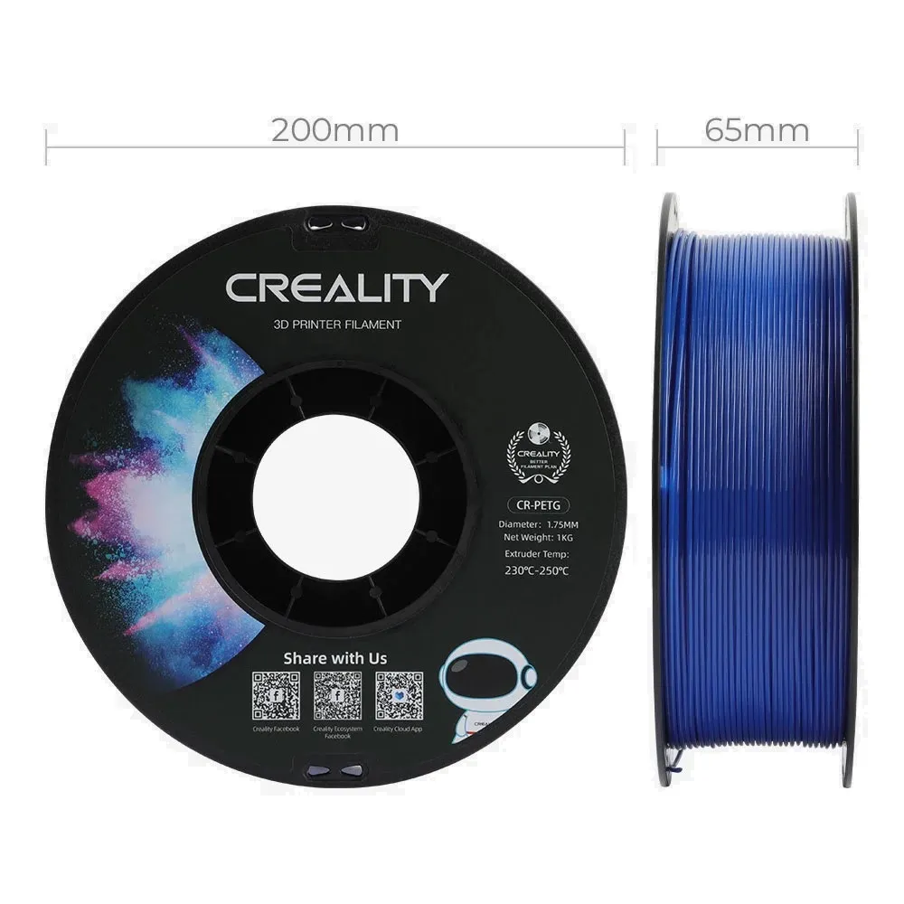 Creality CR-PETG Filament 1.75mm (1kg - Blue) - Image 2