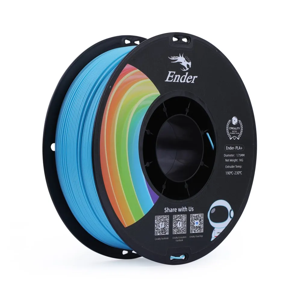 Creality Ender-PLA+ 1.75mm 1kg 3D Printer Filament - Blue