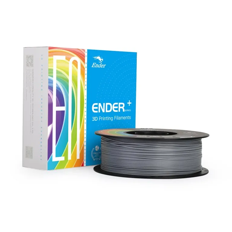 Creality Ender-PLA+ 1.75mm 1kg Grey Filament - Image 3