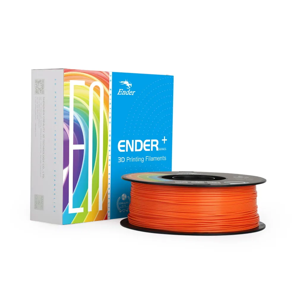 Creality Ender-PLA+ 1.75mm Filament (1kg – Orange) - Image 3