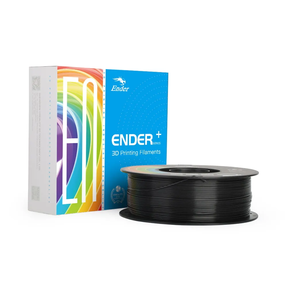 Creality Ender-PLA+ Filament 1.75mm 1KG Black - Image 3
