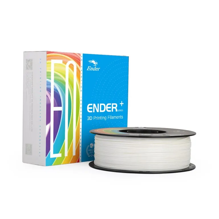 Creality Ender-PLA+ Filament 1.75mm (1kg, White) - Image 3
