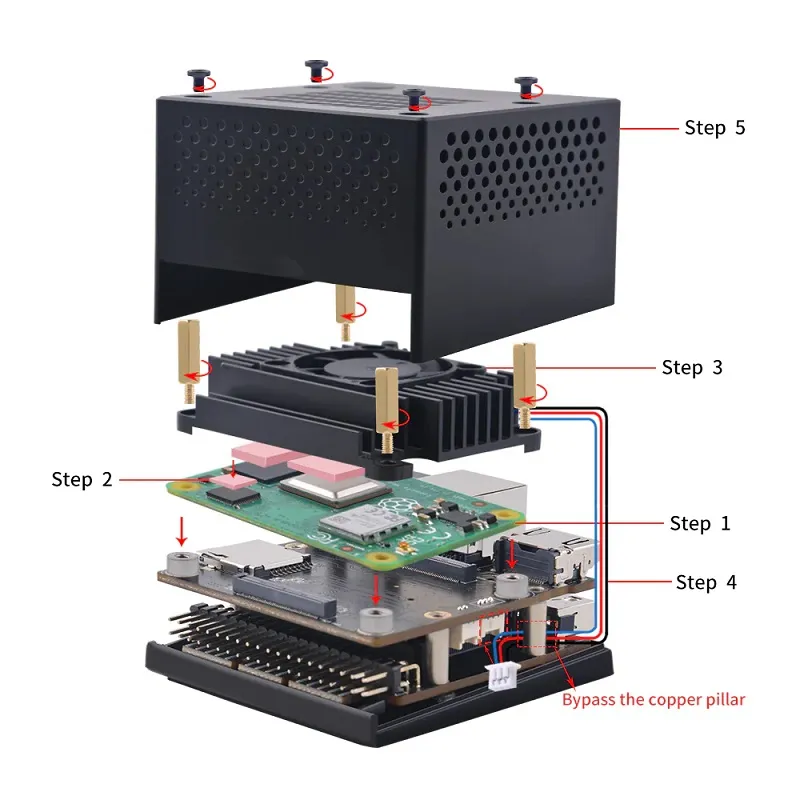 DeskPi Mini Cube for Raspberry Pi CM4 - Image 3