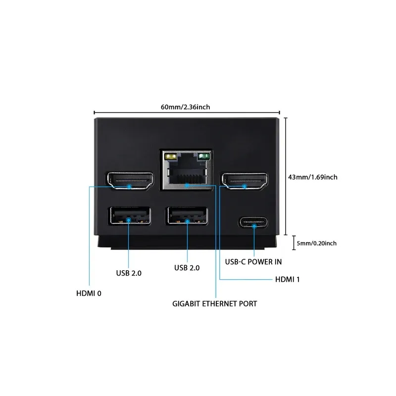 DeskPi Mini Cube for Raspberry Pi CM4 - Image 7