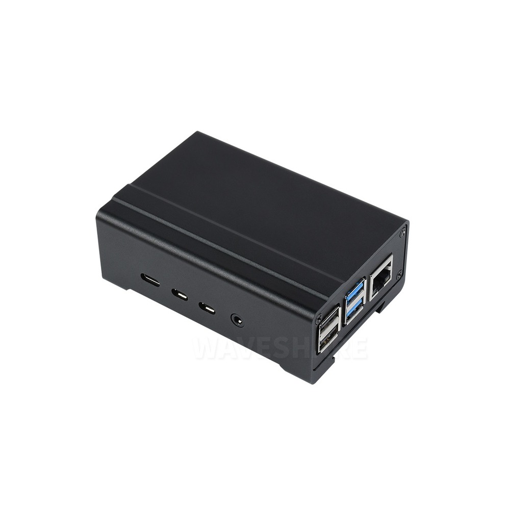 DIN Rail Aluminum Case for Raspberry Pi 4 w/ Fan & Heatsinks - Image 2