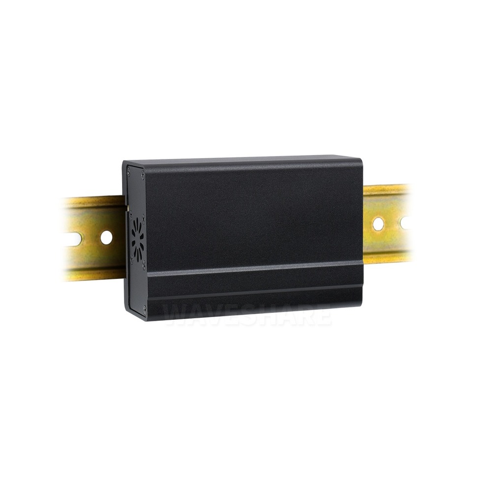 DIN Rail Aluminum Case for Raspberry Pi 4 w/ Fan & Heatsinks - Image 3