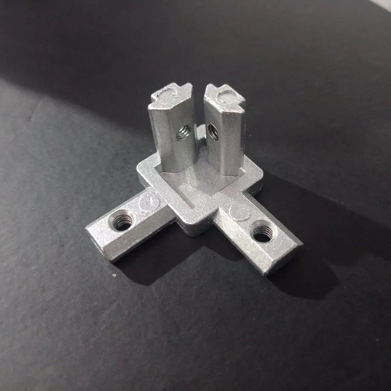EasyMech 2020 Series 3-Way Corner Bracket Connector