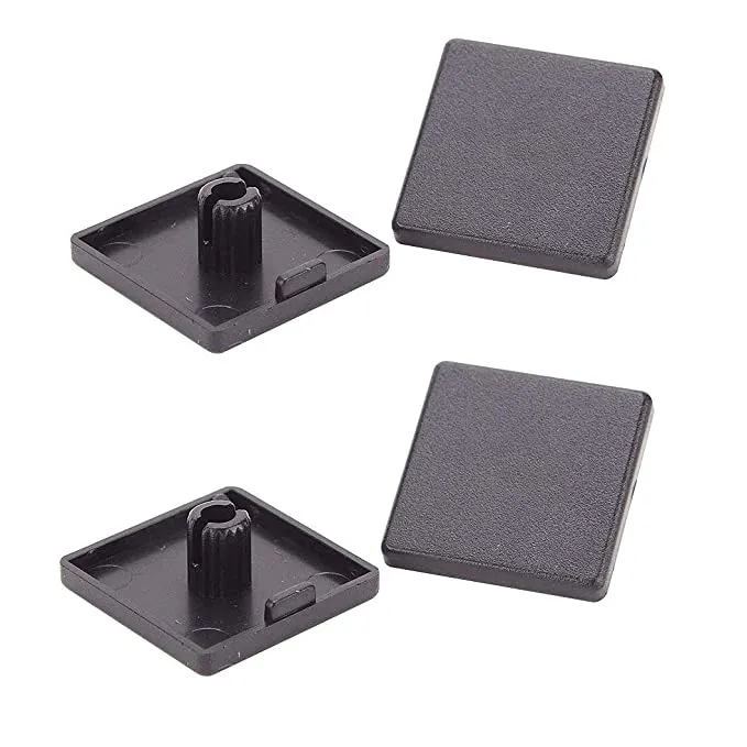 EasyMech 20x20 Aluminum Extrusion End Cap - 4 Pack