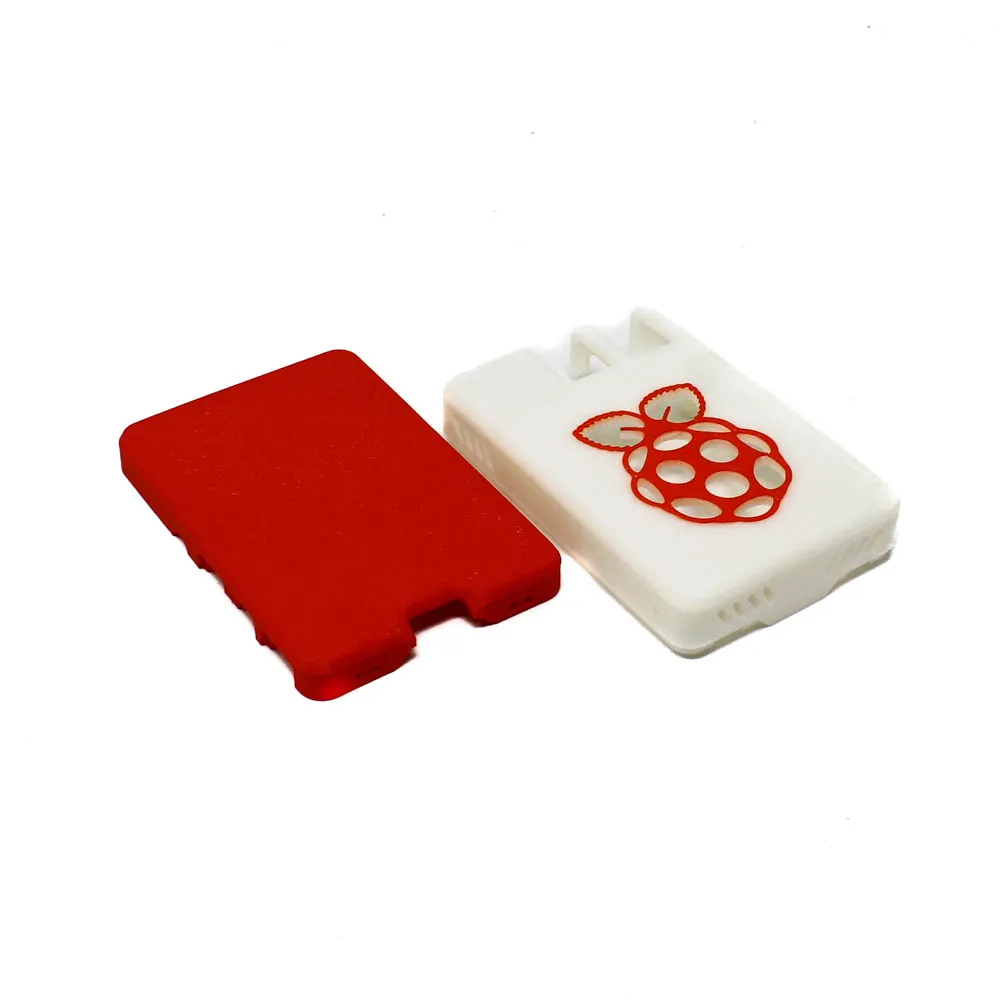 EasyMech 3D Printed Raspberry Pi 4 Case - White Red - Image 6
