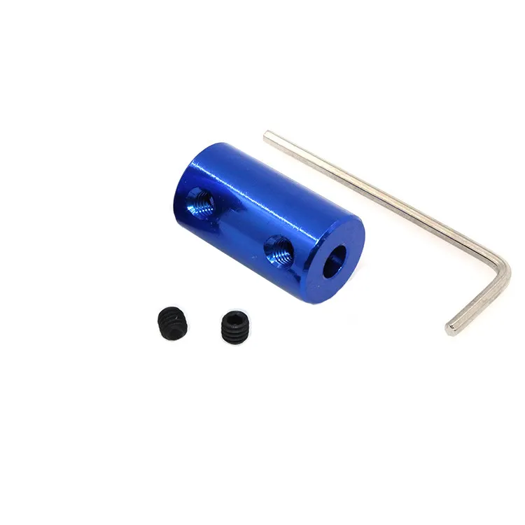 EasyMech 5x8mm Blue Aluminum Alloy Flexible Shaft Coupling - Image 2