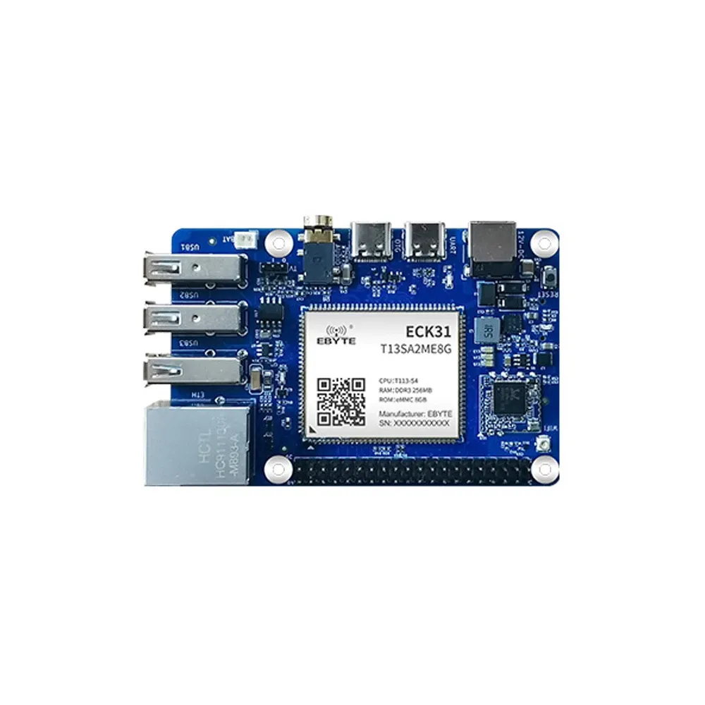 EByte ECB31-P4T13SA2ME8G Allwinner T113-S SBC, Raspberry Pi-compatible