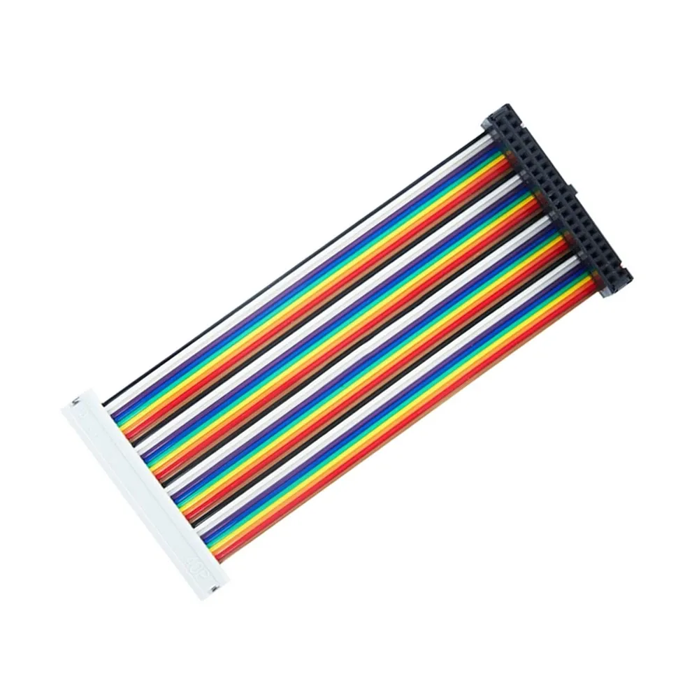 EDATEC 40-Pin GPIO Extender Cable for Pi 400 - Rainbow