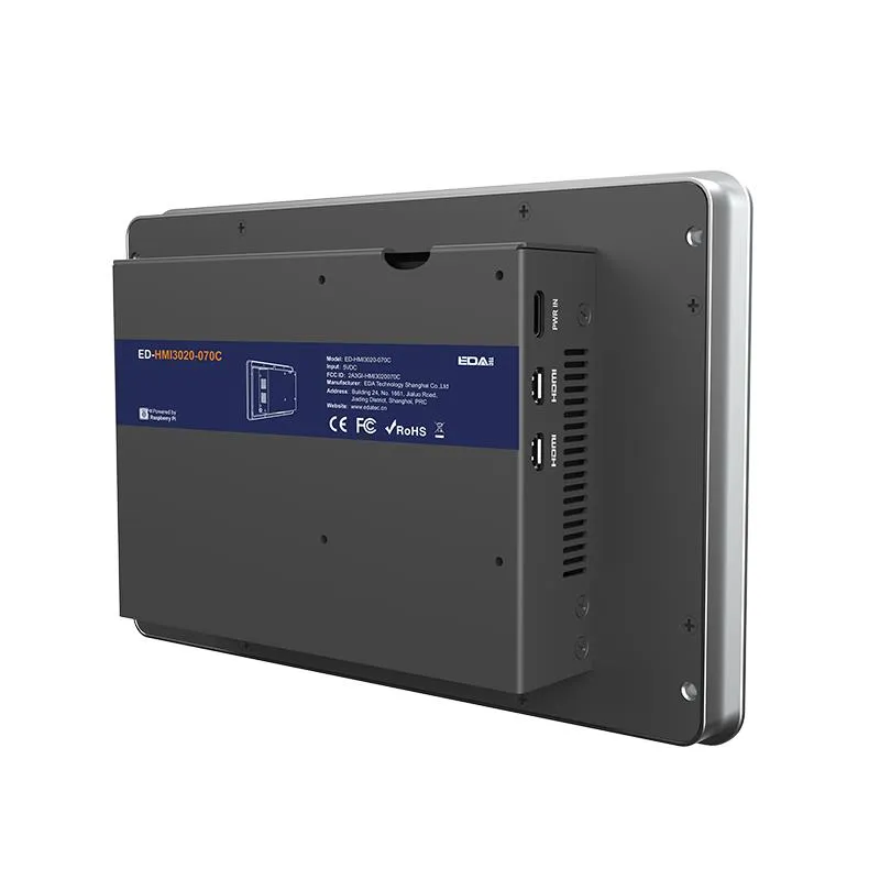 EDATEC ED-HMI3020-070C-04001-P 7.0-inch Industrial HMI for Raspberry Pi 5 (4GB RAM, 128GB SSD, PoE) - Image 2