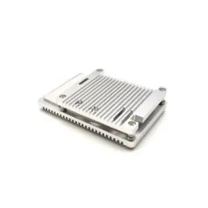 EDATEC Raspberry Pi 5 Passive Cooling CNC Case, Silver