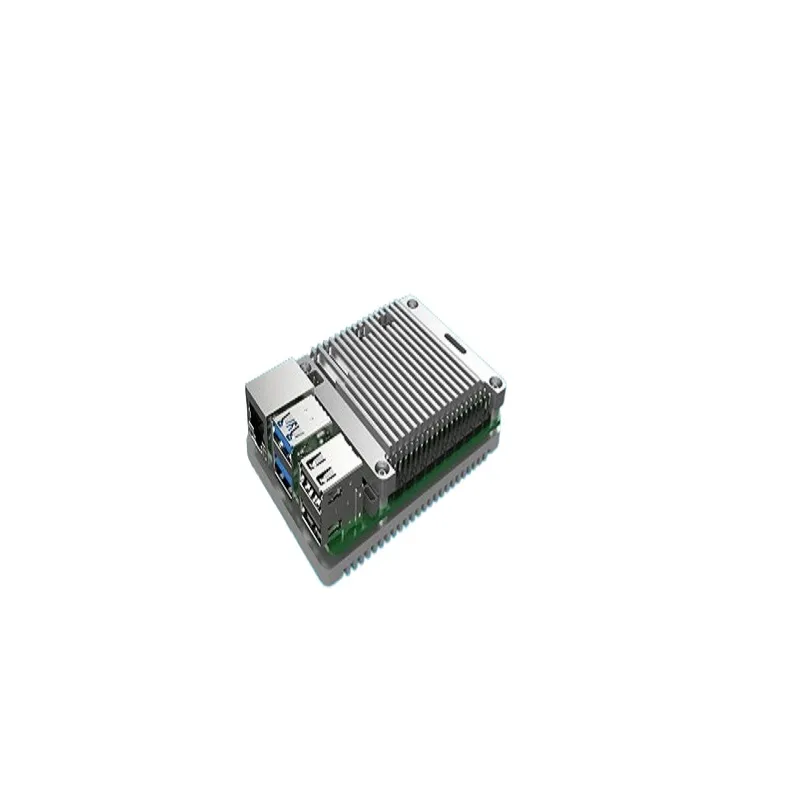 EDATEC Raspberry Pi 5 Passive Cooling CNC Case, Silver - Image 3