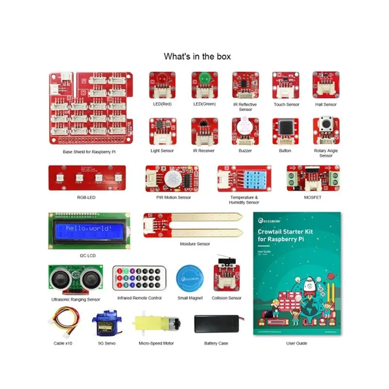 Elecrow Crowtail Starter Kit for Raspberry Pi - Image 2