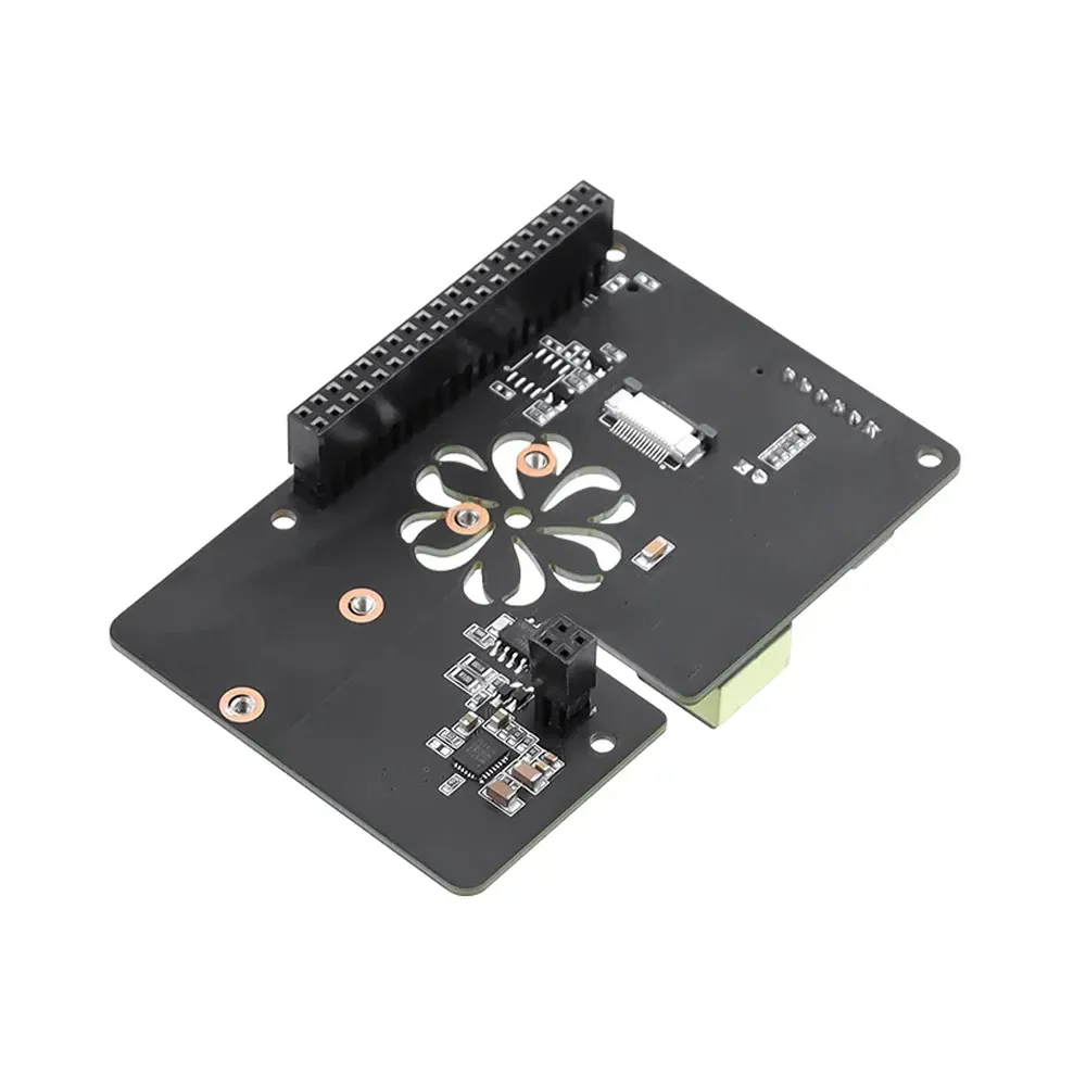 Elecrow Pi Power M.2 NVMe & PoE+ HAT for Raspberry Pi 5 - Image 2