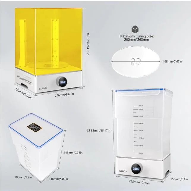 ELEGOO Mercury XS Bundle Washing and Curing Station - Image 3