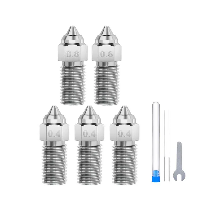 ELEGOO Neptune 4/4 Pro Multi size hardened steel nozzle pack