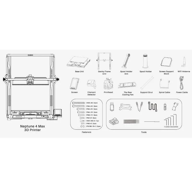 ELEGOO Neptune 4 Max FDM 3D Printer - Image 3