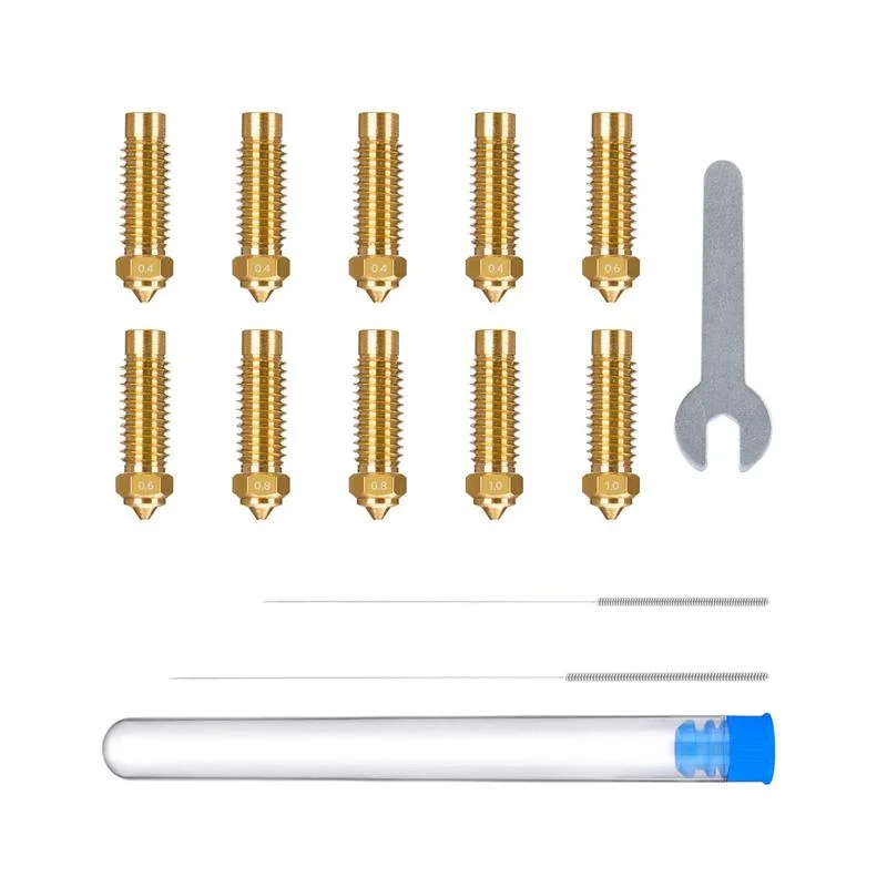 ELEGOO Neptune 4 Plus/4 Max Multi size brass nozzle pack