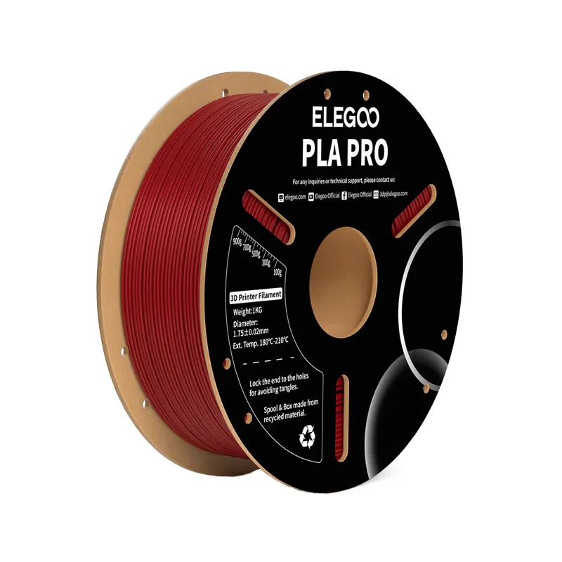 ELEGOO PLA Pro Filament 1.75mm 1kg Burgundy Red