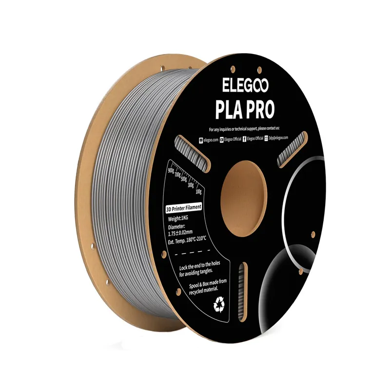 ELEGOO PLA Pro Filament 1.75mm 1kg Spool Silver - Image 2