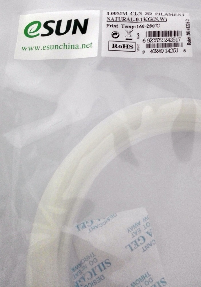 eSUN 1.75mm Nozzle Cleaning Filament, Natural 100g - Image 2