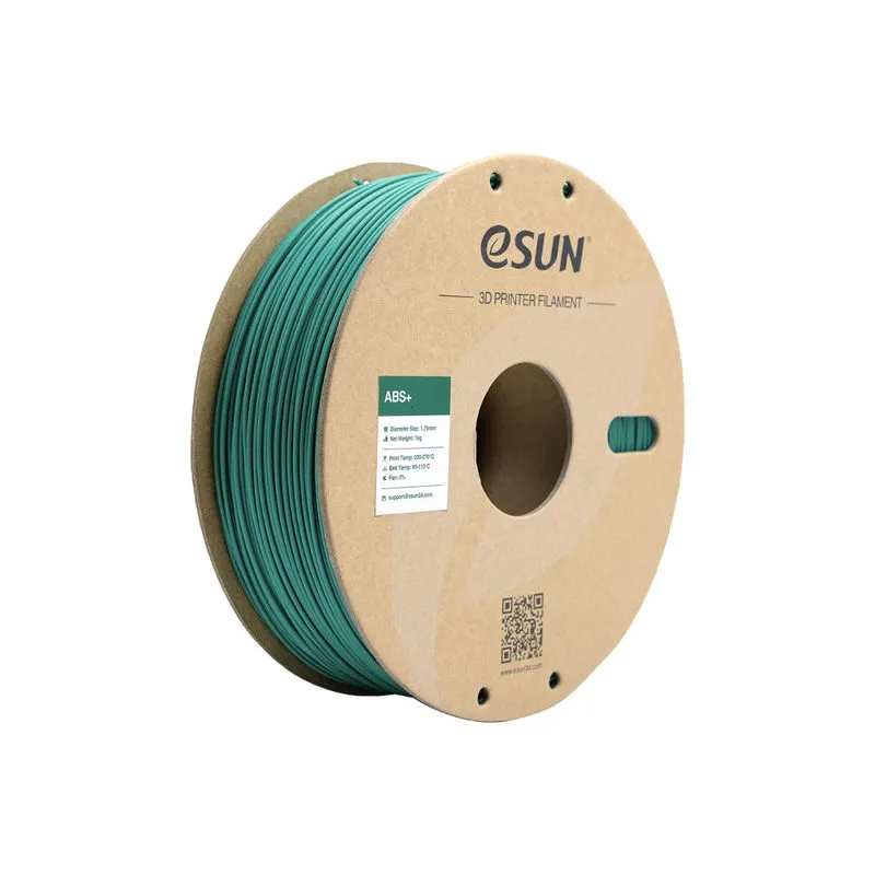 eSUN ABS+ 1.75mm 3D Printer Filament - Green 1kg