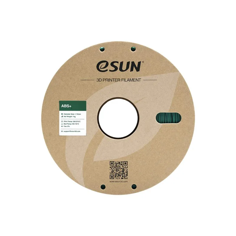 eSUN ABS+ 1.75mm 3D Printer Filament - Green 1kg - Image 4