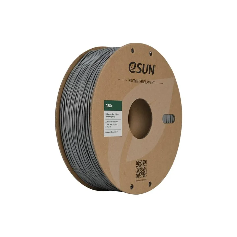 eSUN ABS+ 1.75mm 3D Printer Filament - Silver 1kg