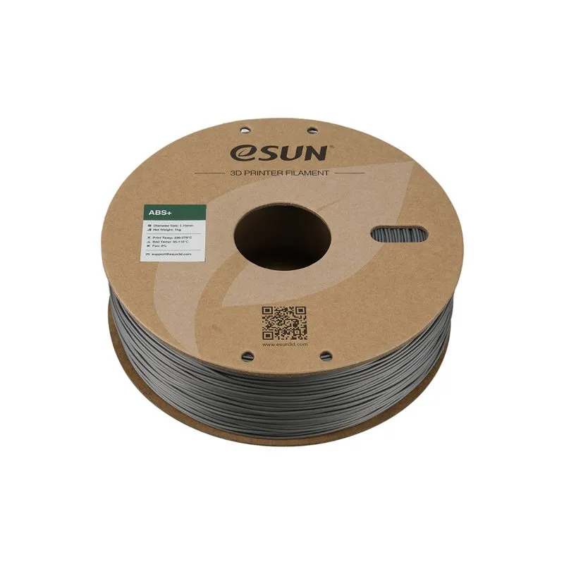 eSUN ABS+ 1.75mm 3D Printer Filament - Silver 1kg - Image 2