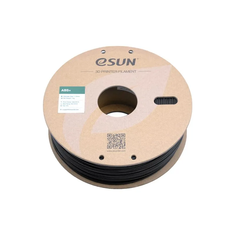 eSUN ABS+ 1.75mm 3D Printing Filament Black - Image 3