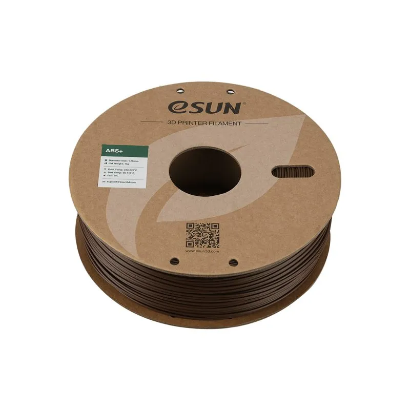 eSUN ABS+ 1.75mm 3D Printing Filament - Brown 1kg - Image 4