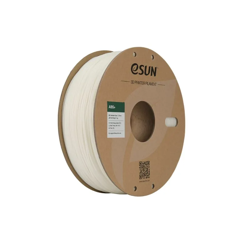 eSUN ABS+ 3D Printing Filament, 1.75mm White