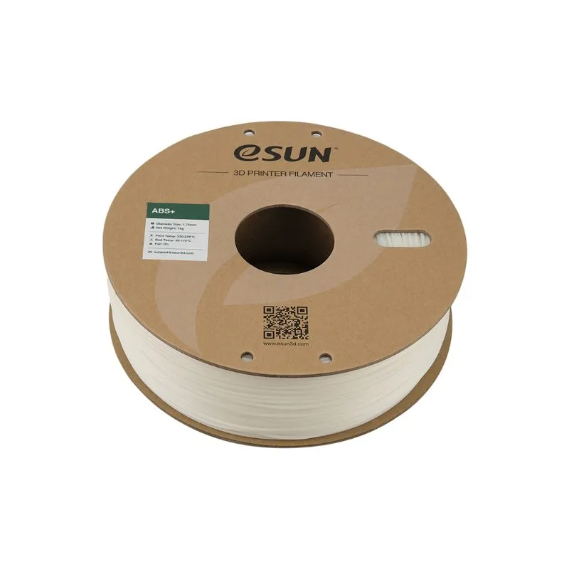 eSUN ABS+ 3D Printing Filament, 1.75mm White - Image 2